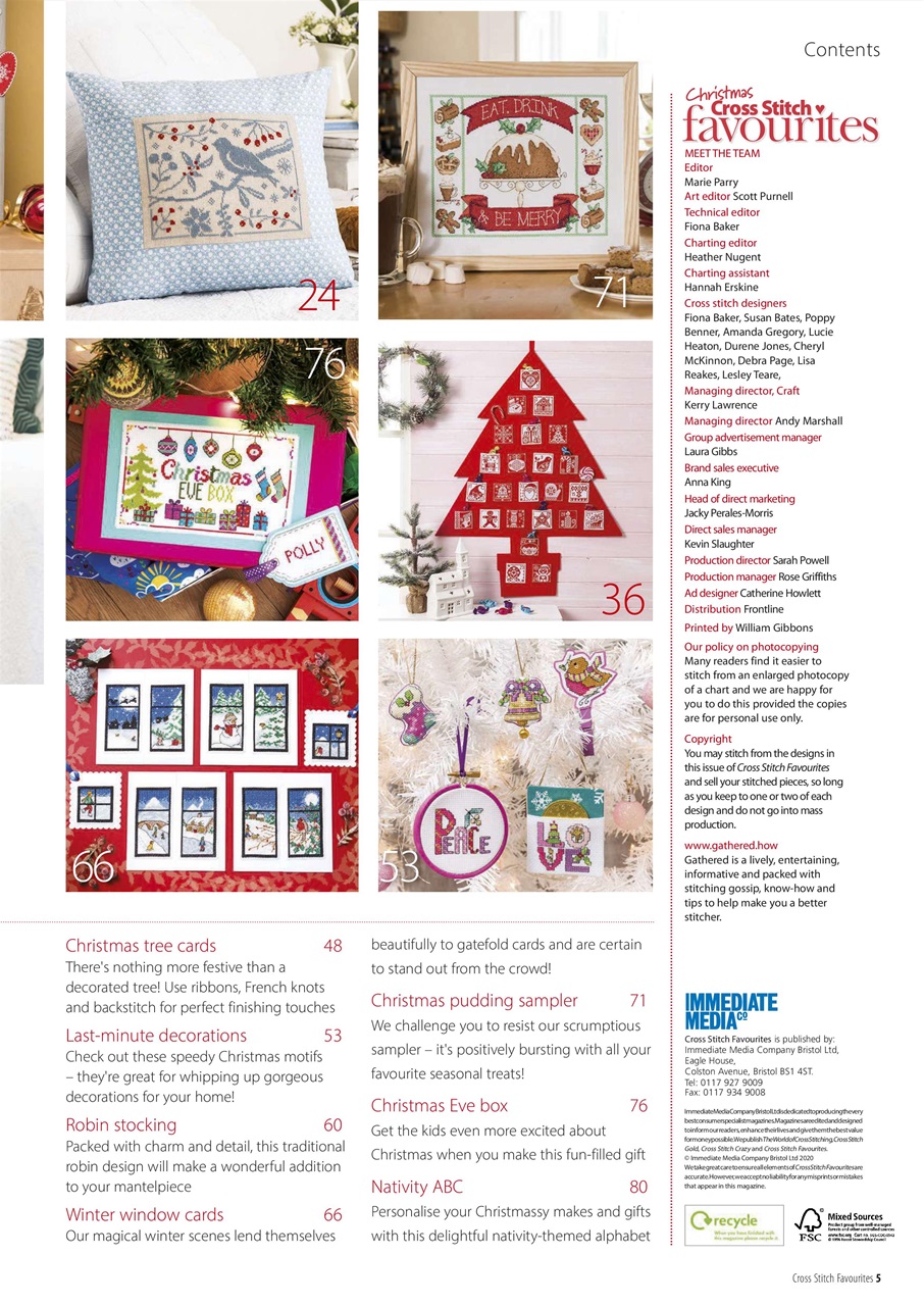 The World of Cross Stitching Preview Pages