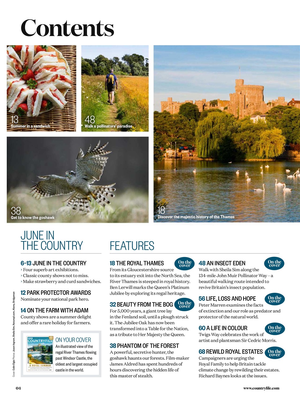 BBC Countryfile Magazine Preview Pages