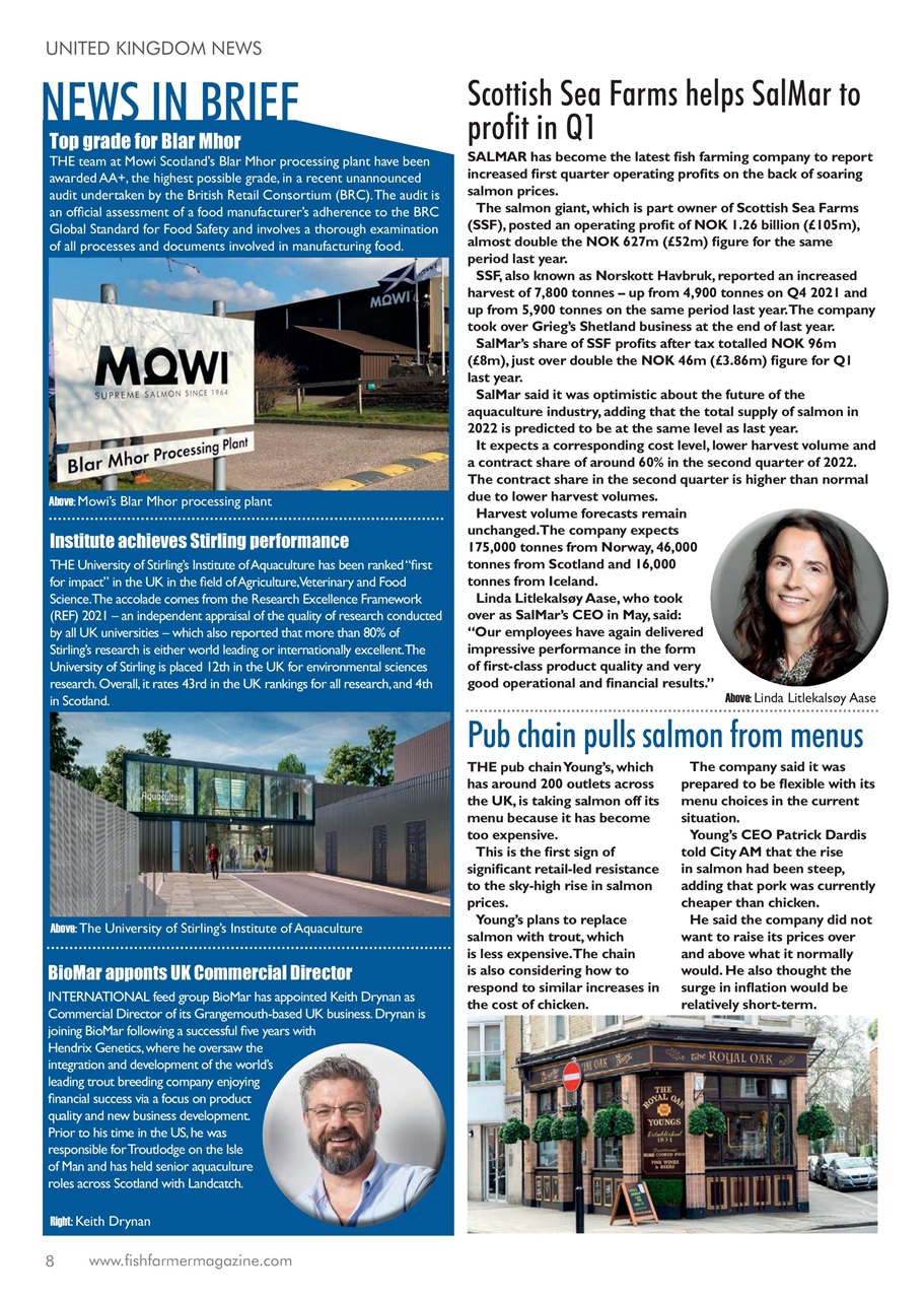 Fish Farmer Magazine Preview Pages