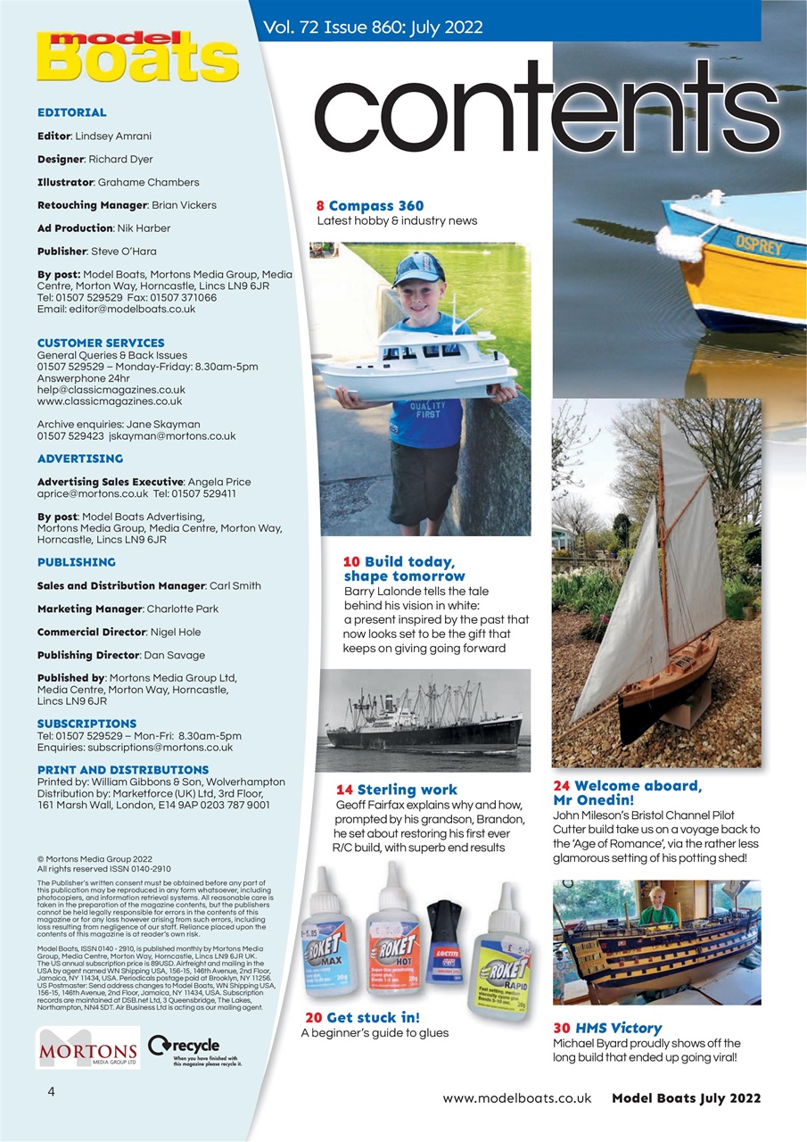 Model Boats Preview Pages