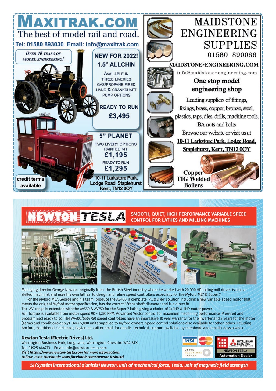 Model Engineer & Workshop Magazine Preview Pages