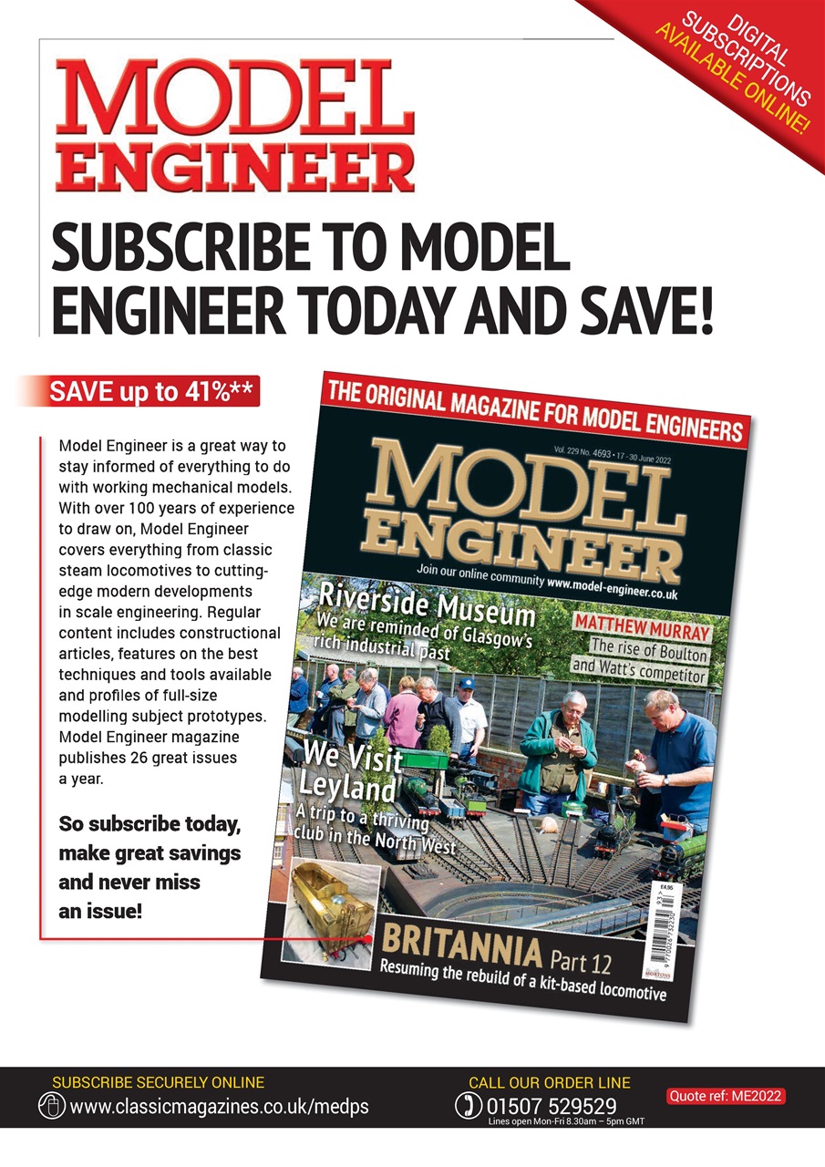 Model Engineer Preview Pages