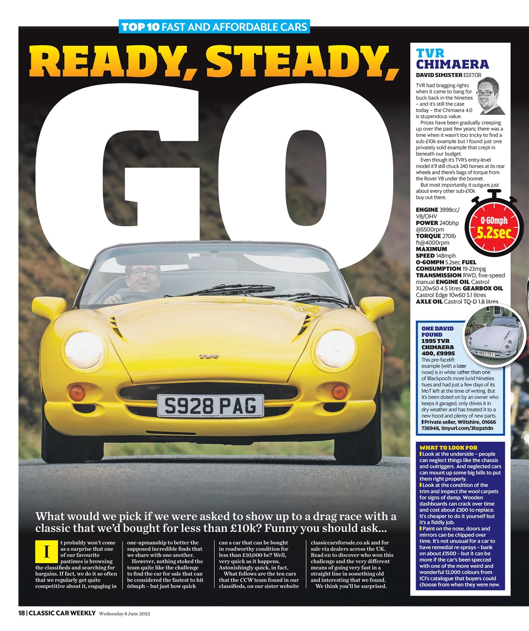 Classic Car Weekly Preview Pages