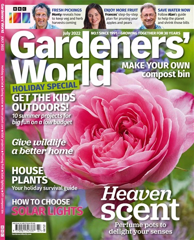 BBC Gardeners’ World Magazine issue July 2022