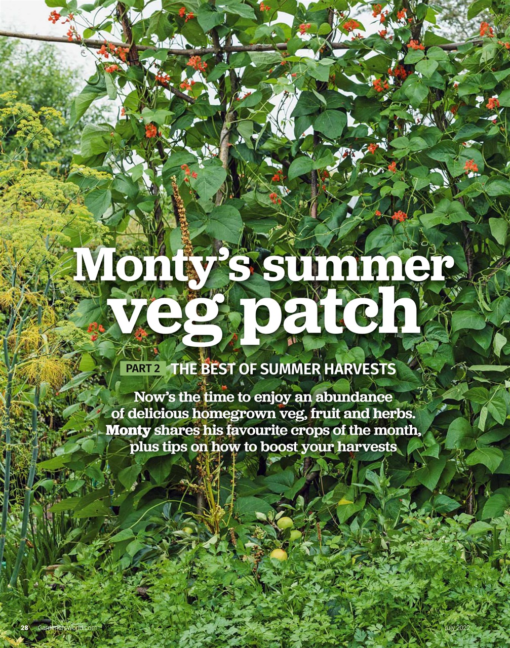 BBC Gardeners’ World Magazine Preview Pages