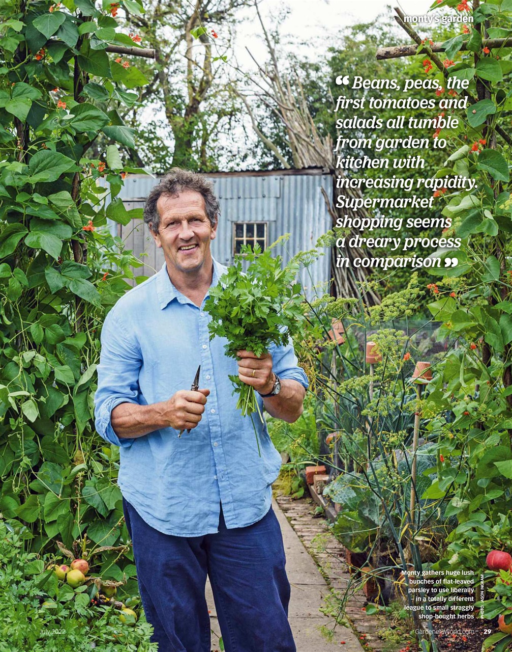 BBC Gardeners’ World Magazine Preview Pages