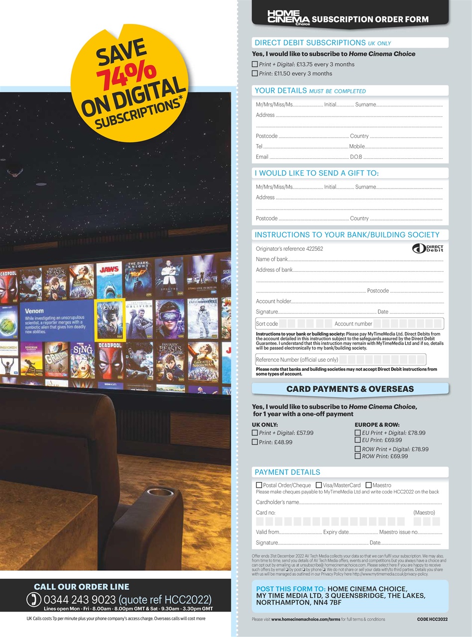 Home Cinema Choice Preview Pages