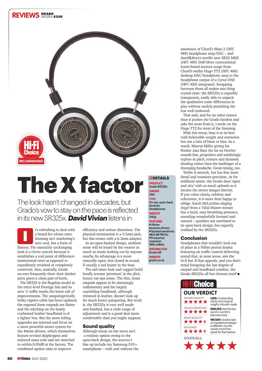 Hi-Fi Choice Preview Pages