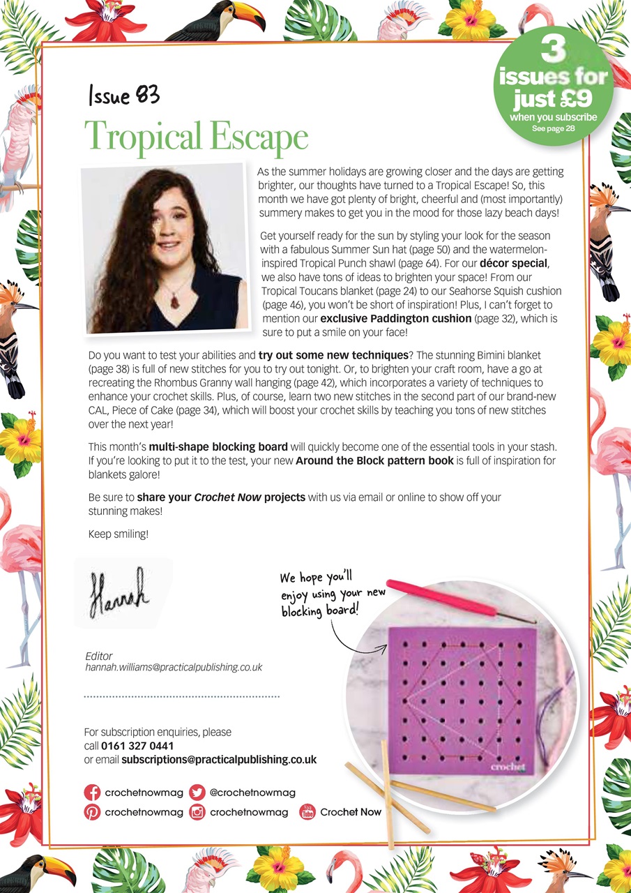 Crochet Now Magazine Preview Pages