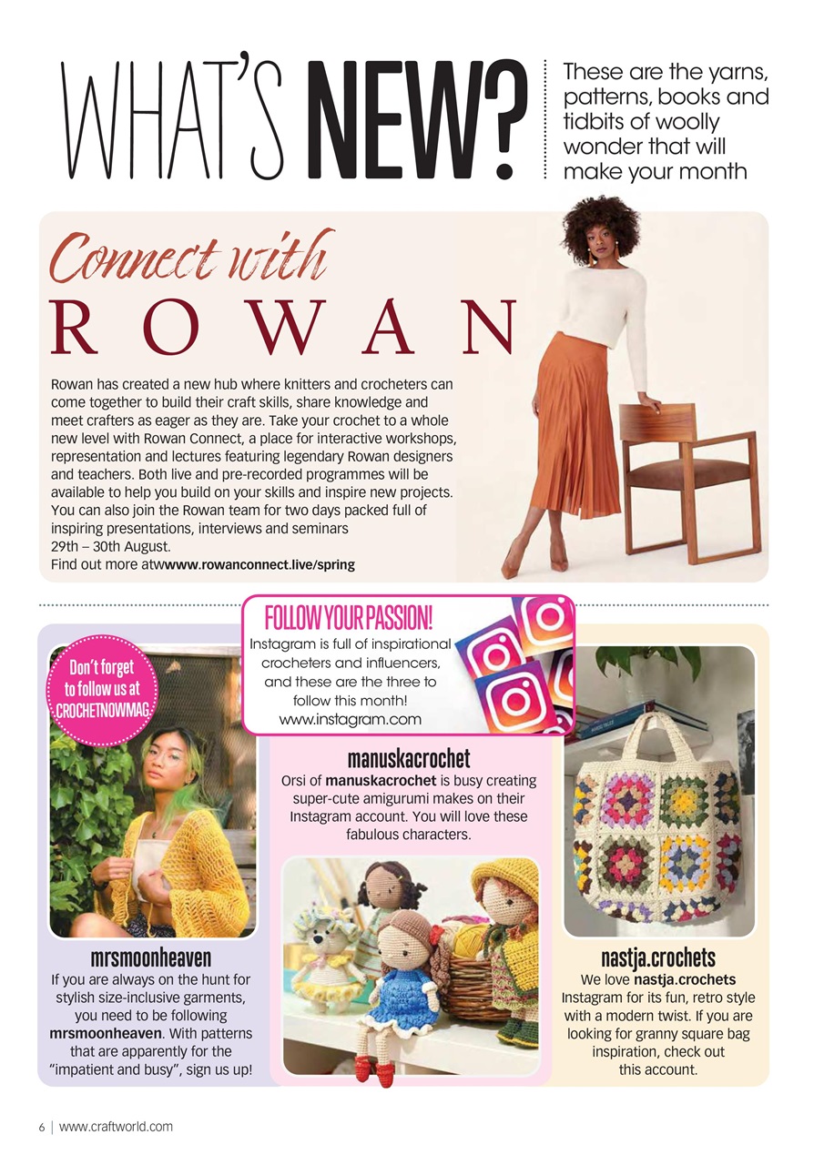 Crochet Now Magazine Preview Pages