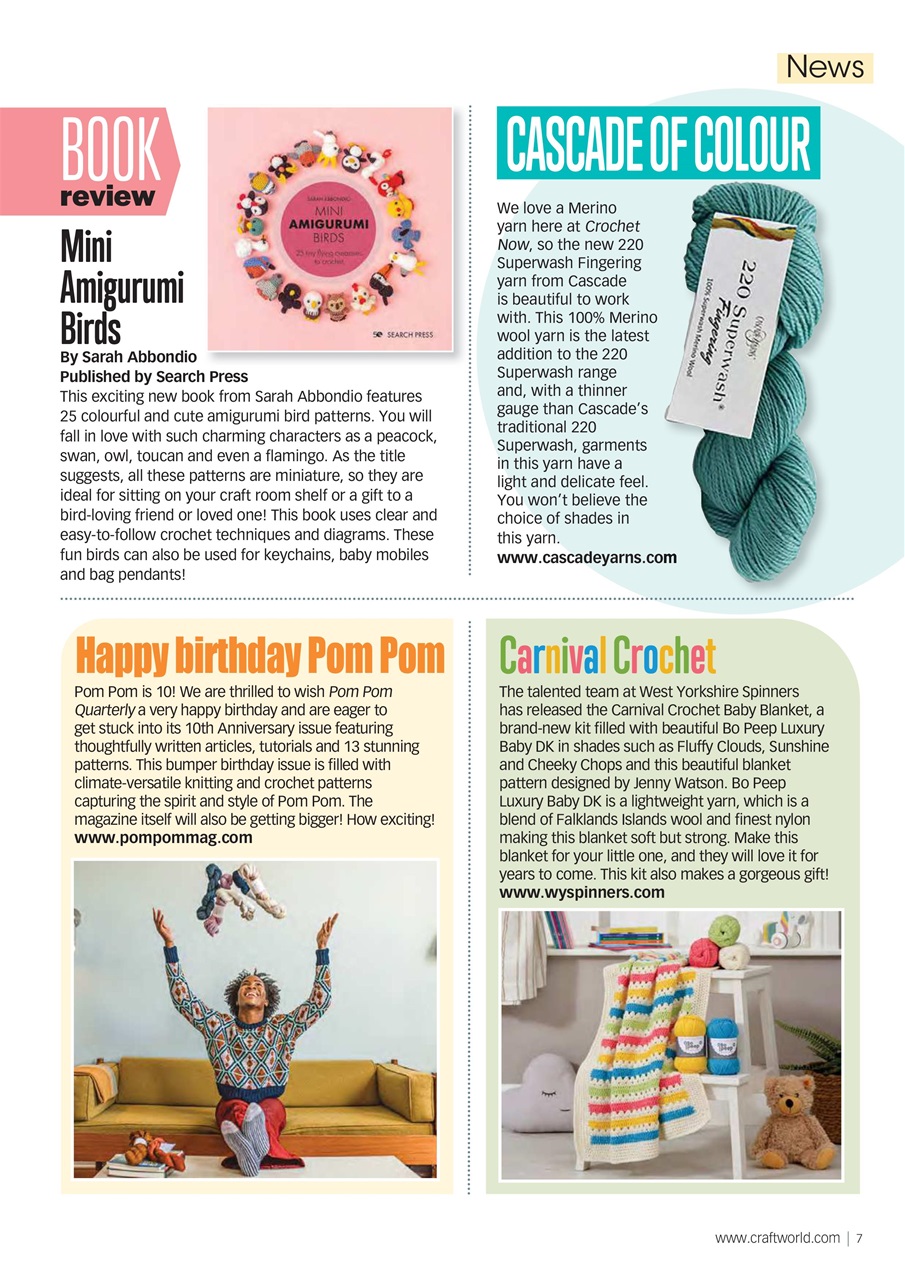 Crochet Now Magazine Preview Pages