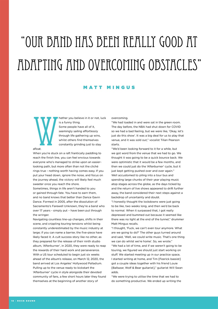 Rock Sound Magazine Preview Pages