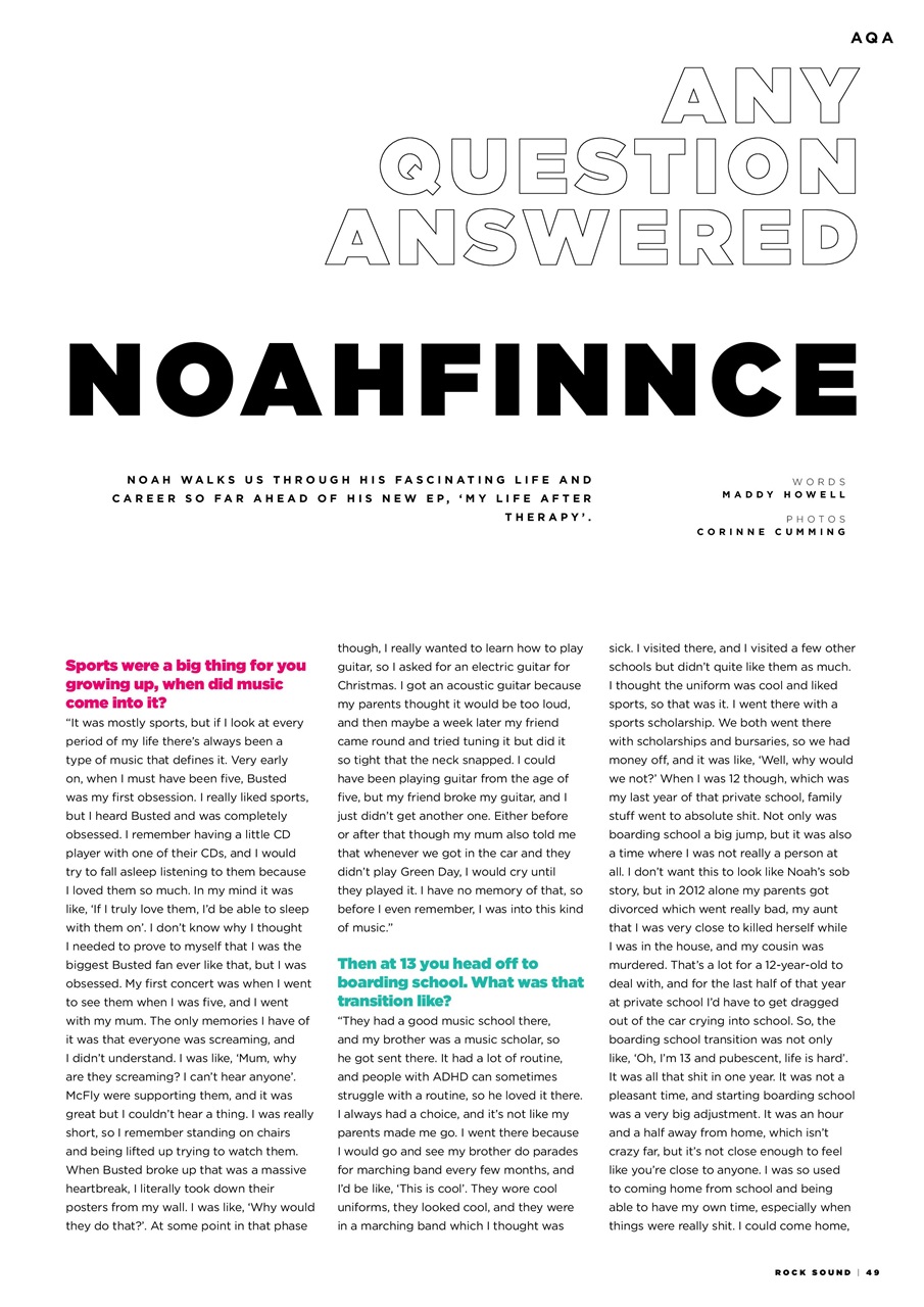 Rock Sound Magazine Preview Pages