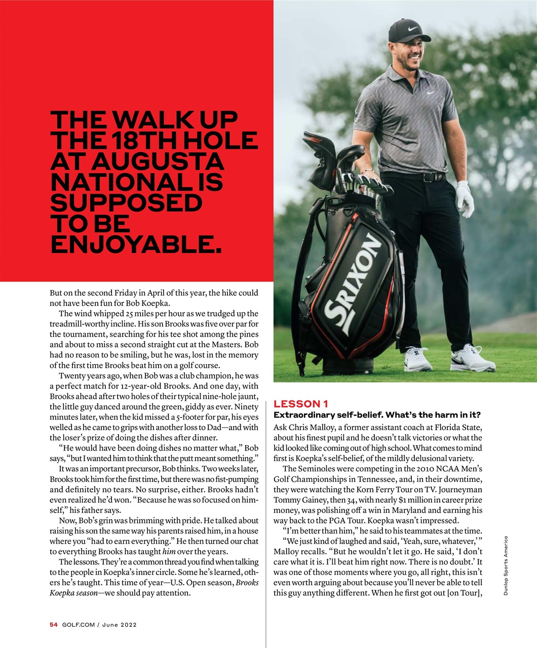 Golf Magazine Preview Pages