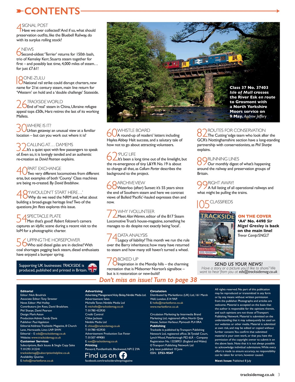 Trackside Preview Pages