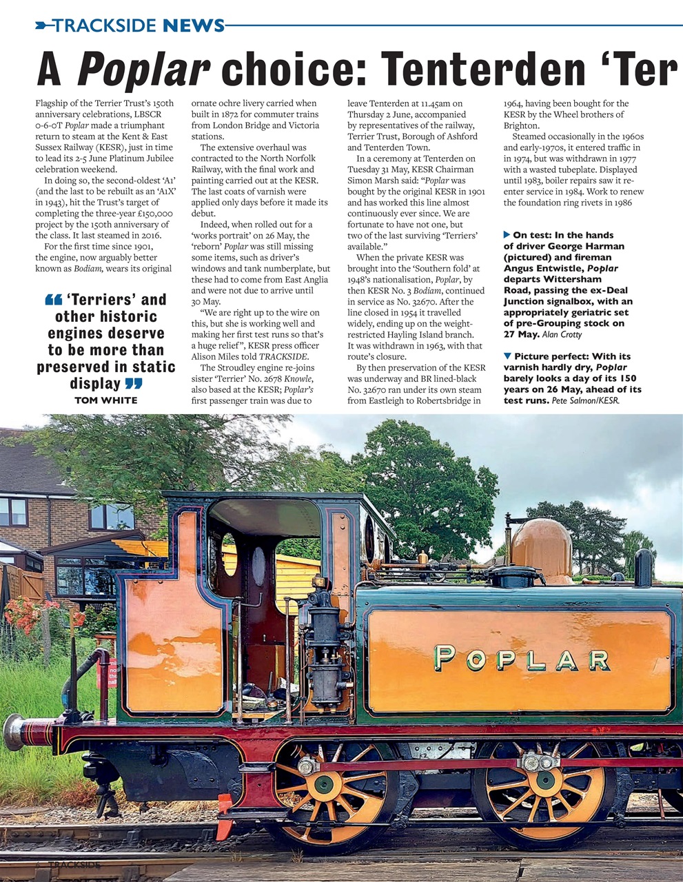 Trackside Preview Pages