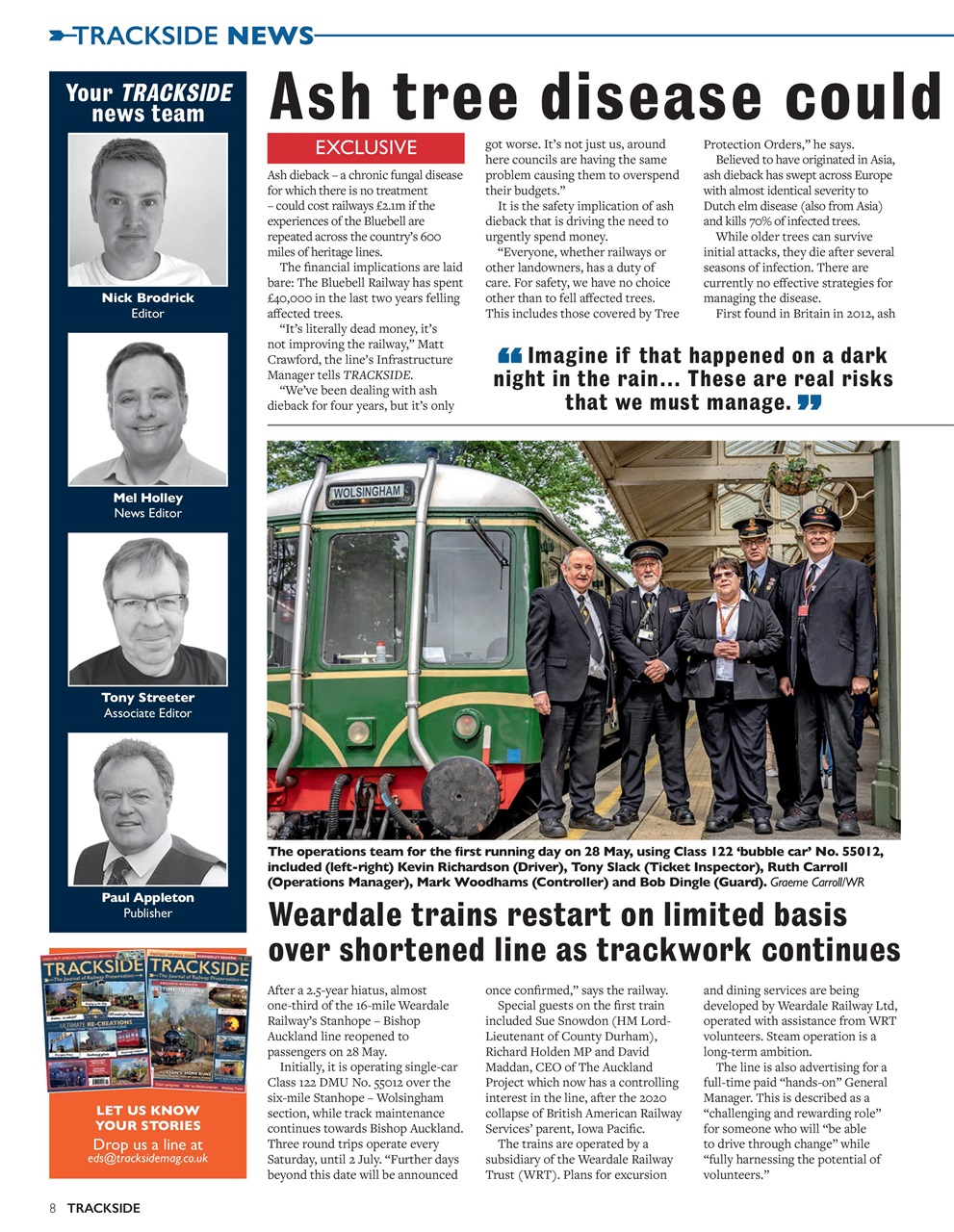 Trackside Preview Pages