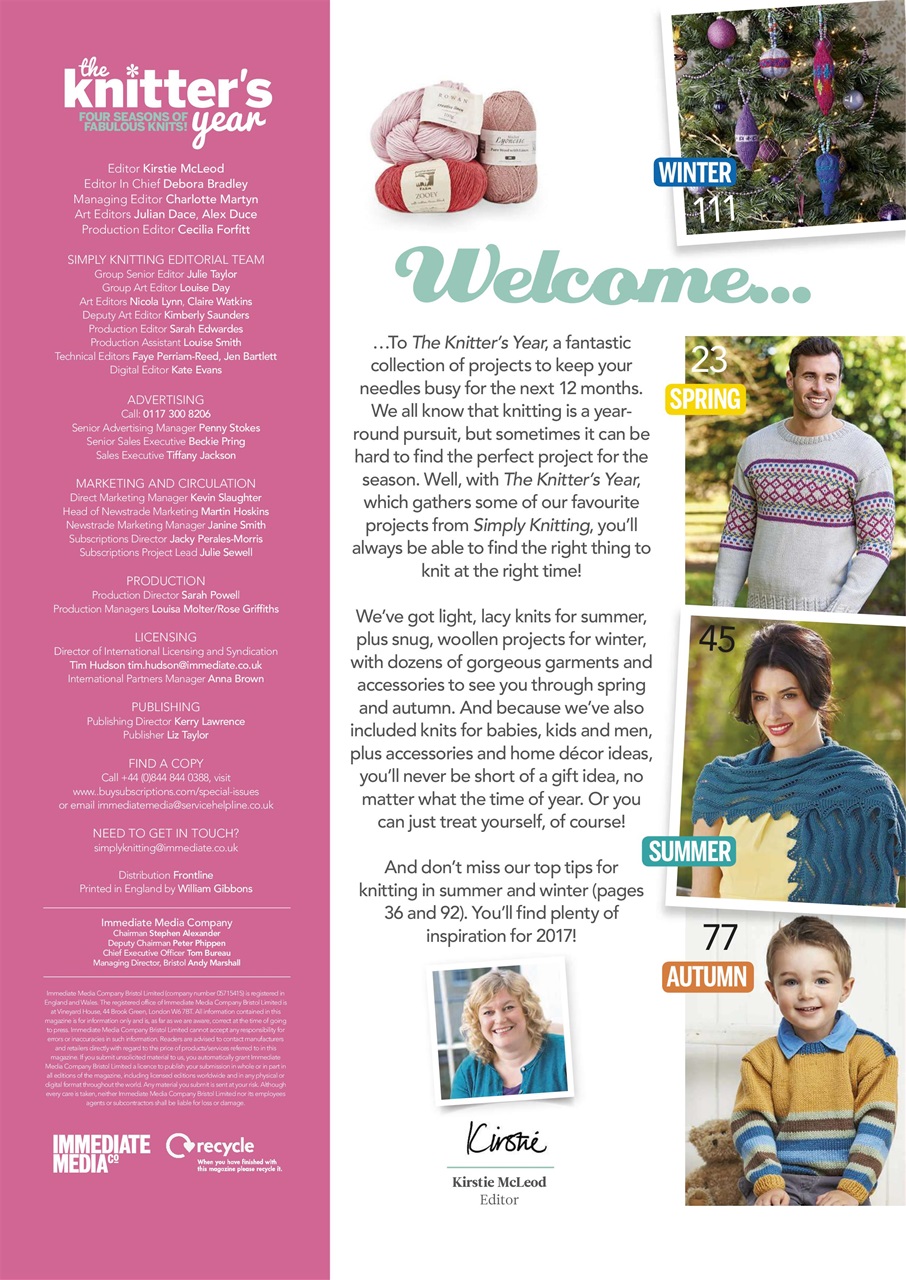 Simply Knitting Preview Pages