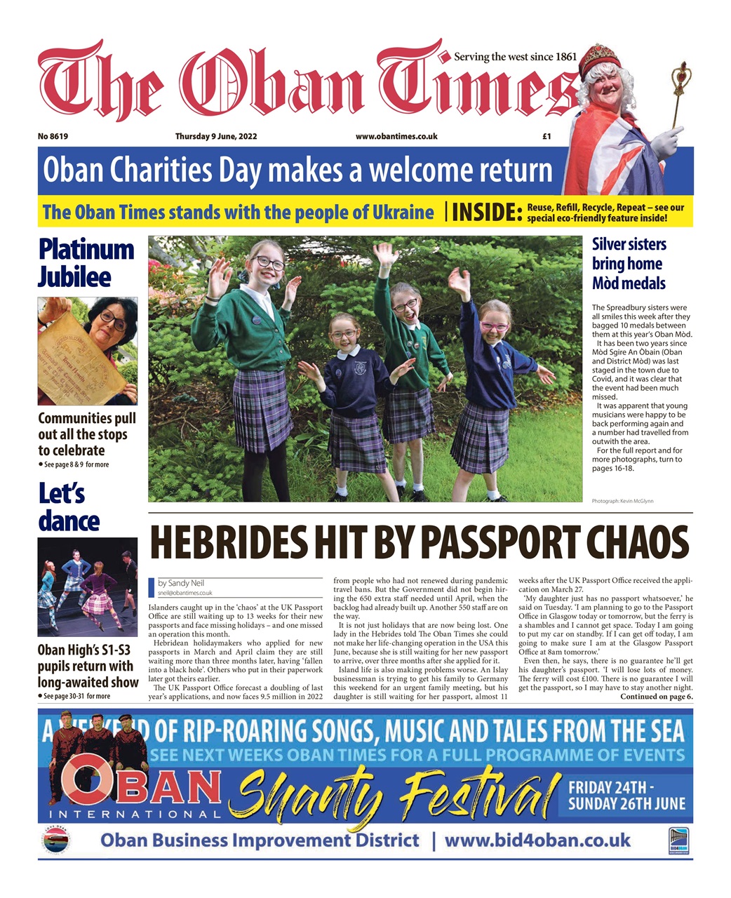 The Oban Times & Lochaber Times Preview Pages