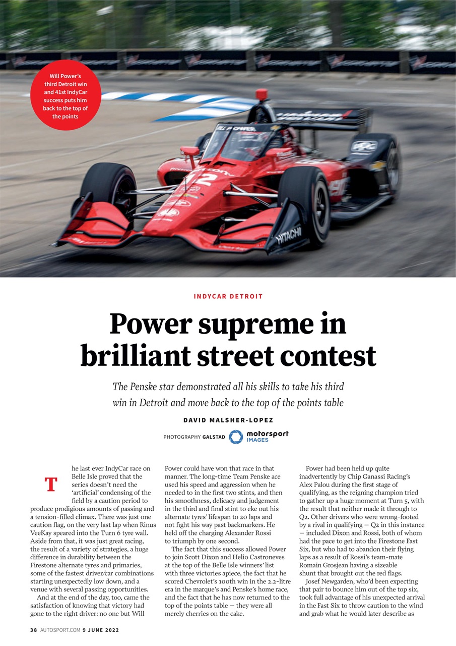 Autosport Preview Pages
