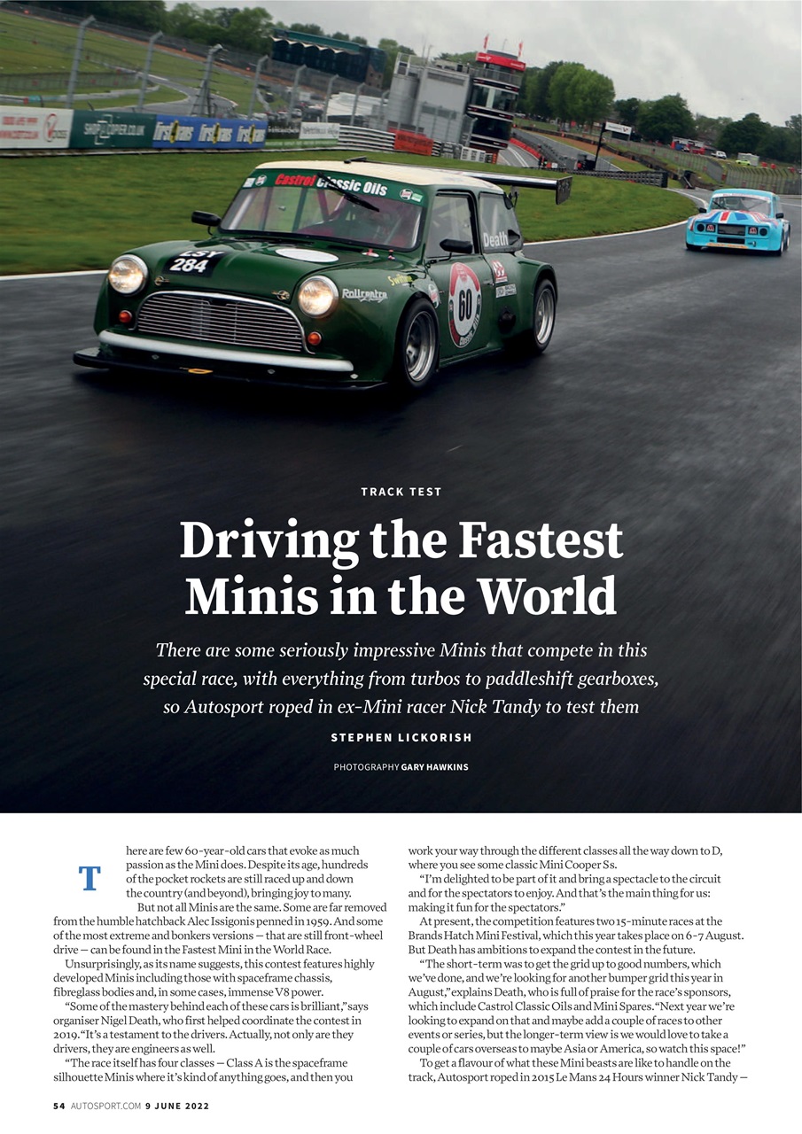 Autosport Preview Pages