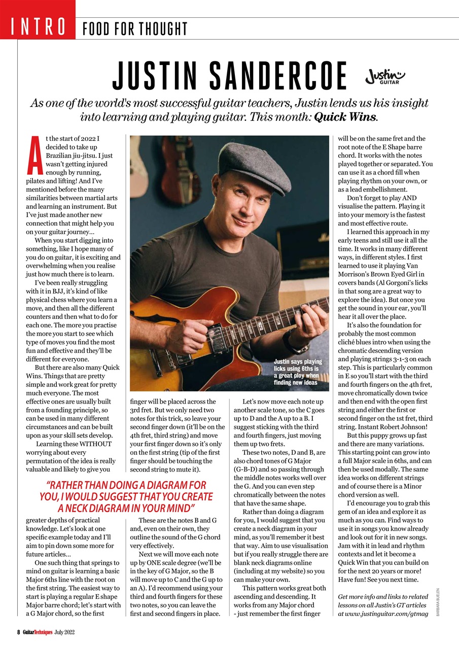 Guitar Techniques Preview Pages