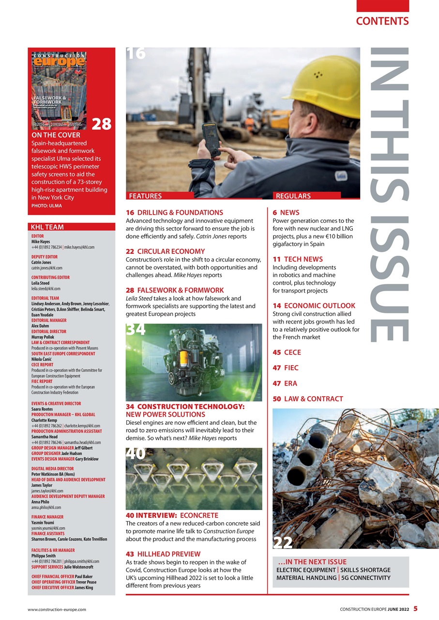 Construction Europe Preview Pages