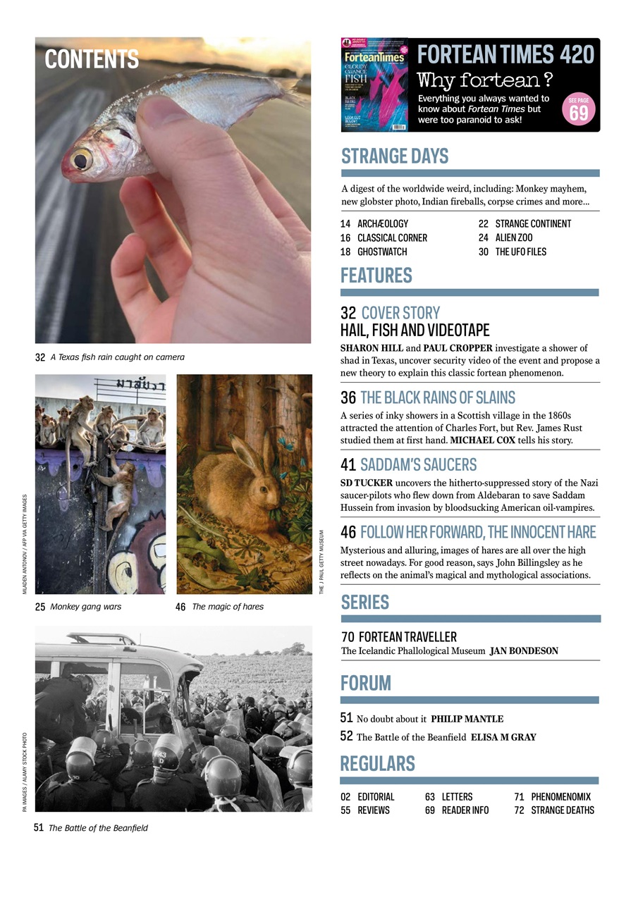 Fortean Times Preview Pages