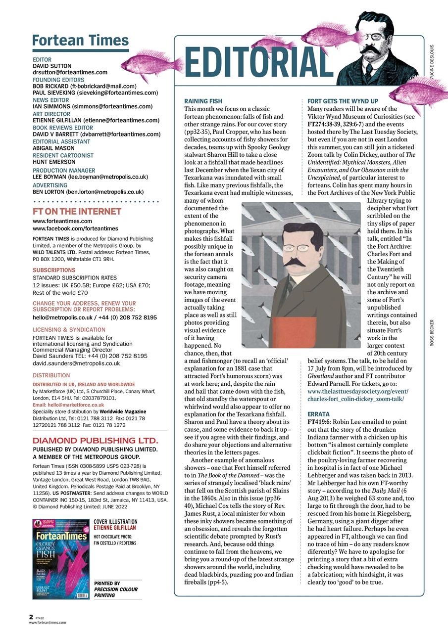 Fortean Times Preview Pages