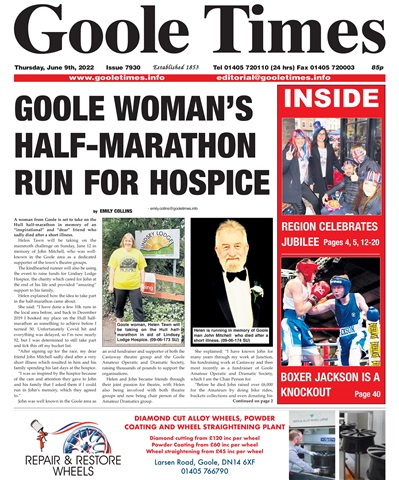 Goole Times issue Thursday, June 9th