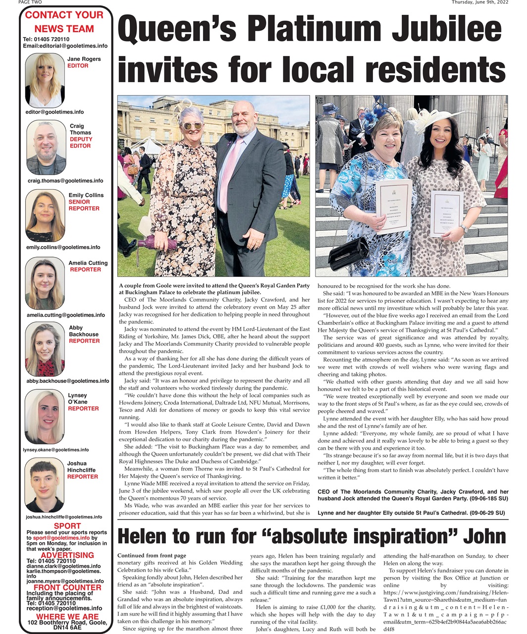 Goole Times Preview Pages