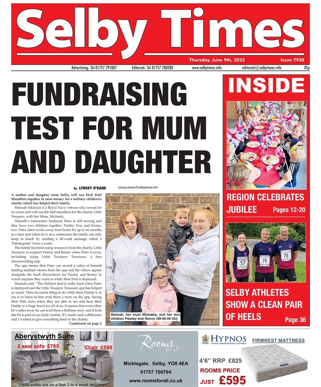 Selby Times Preview Pages