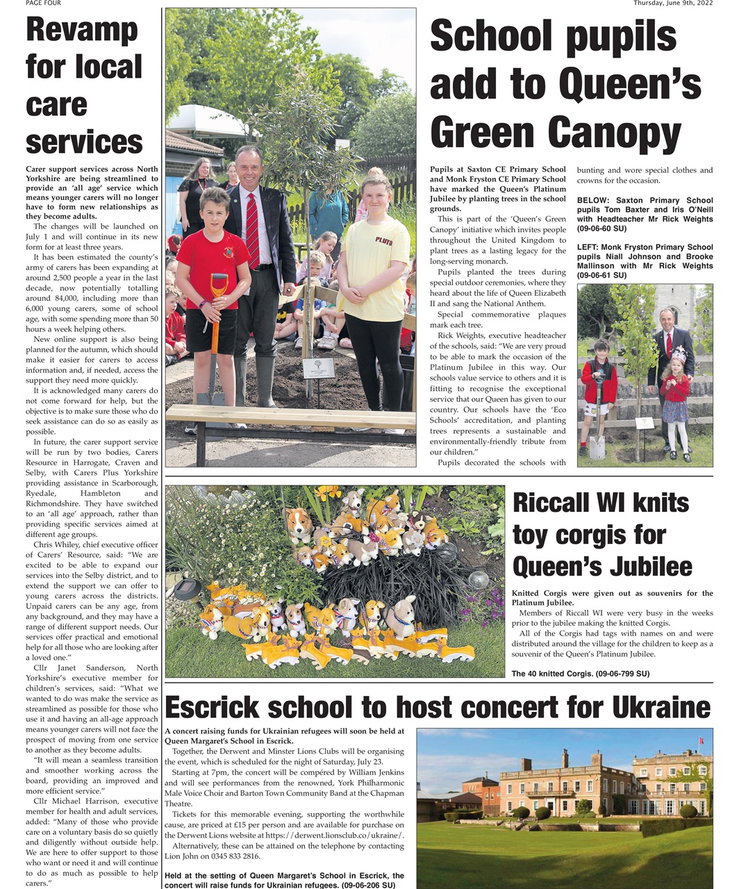 Selby Times Preview Pages