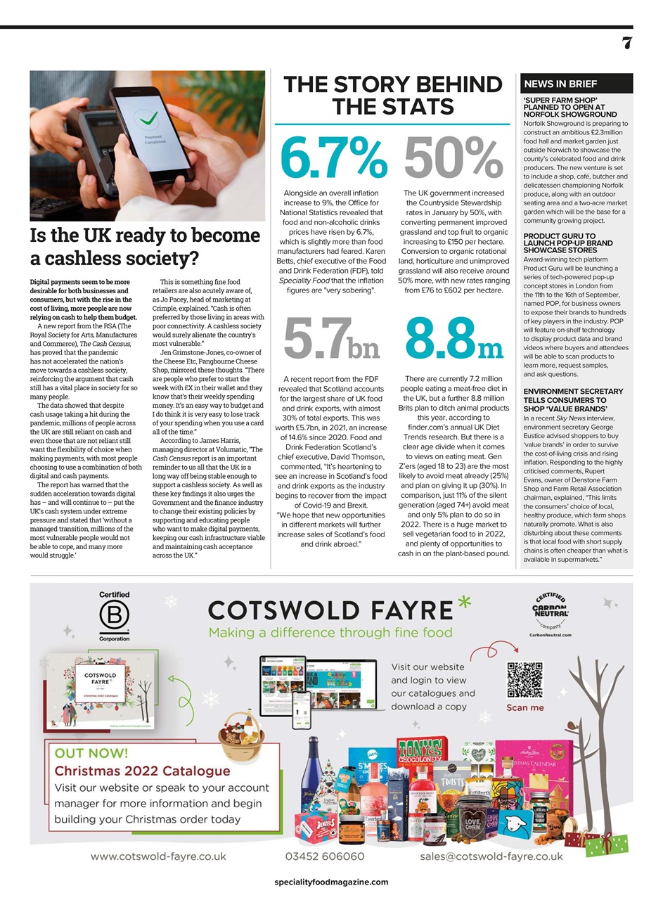 Speciality Food Preview Pages