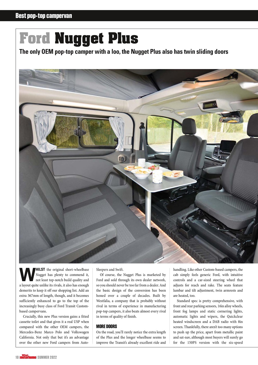 What Motorhome magazine Preview Pages