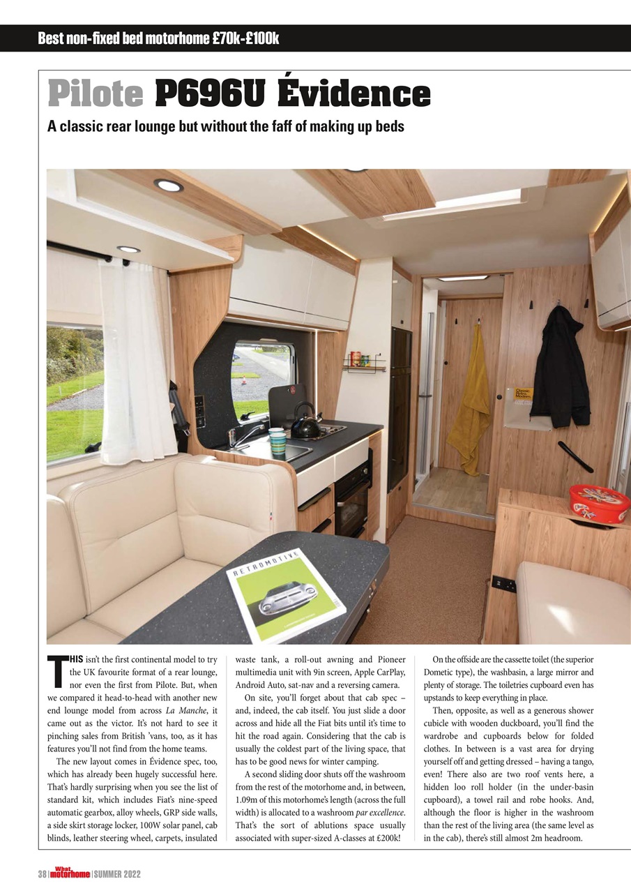 What Motorhome magazine Preview Pages