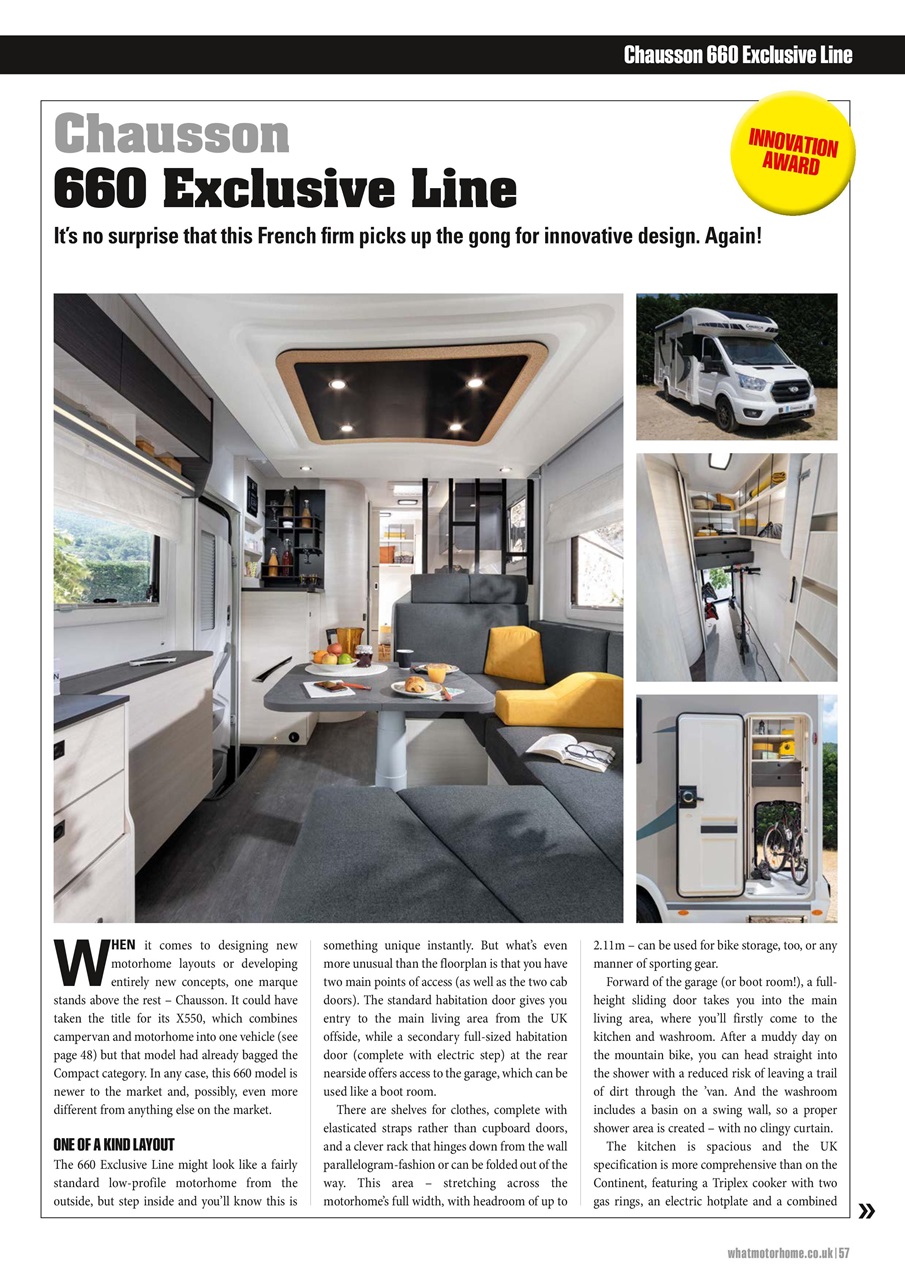 What Motorhome magazine Preview Pages