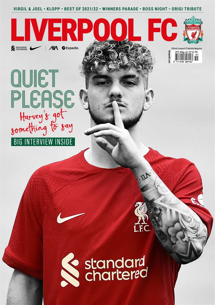 Liverpool FC Magazine Preview Pages