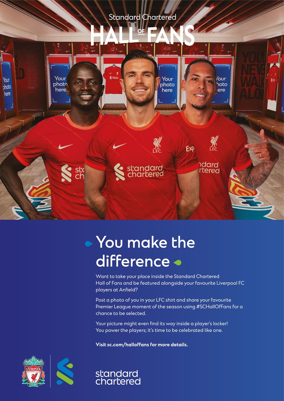 Liverpool FC Magazine Preview Pages