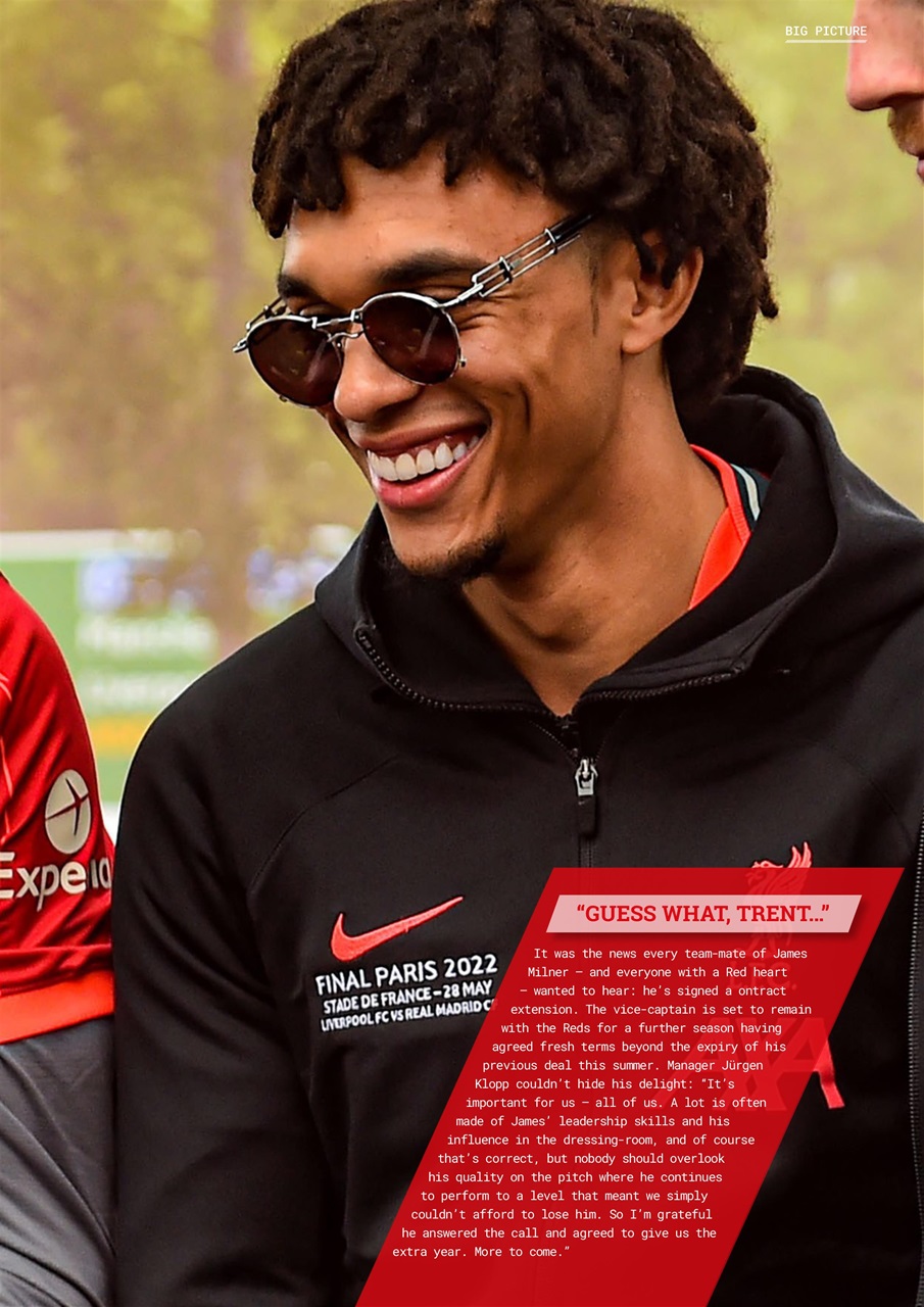 Liverpool FC Magazine Preview Pages