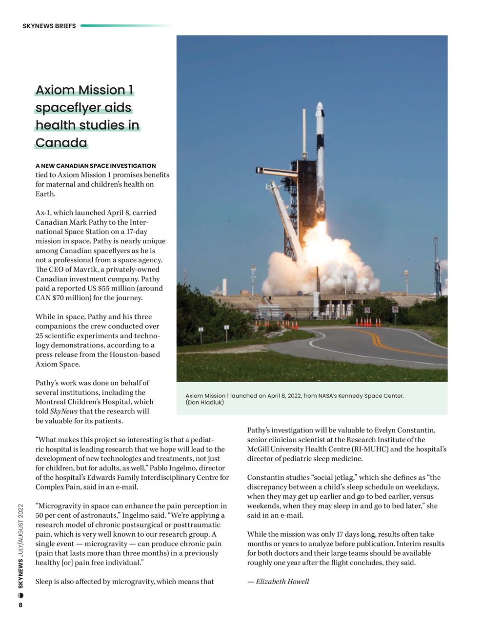 SkyNews Preview Pages