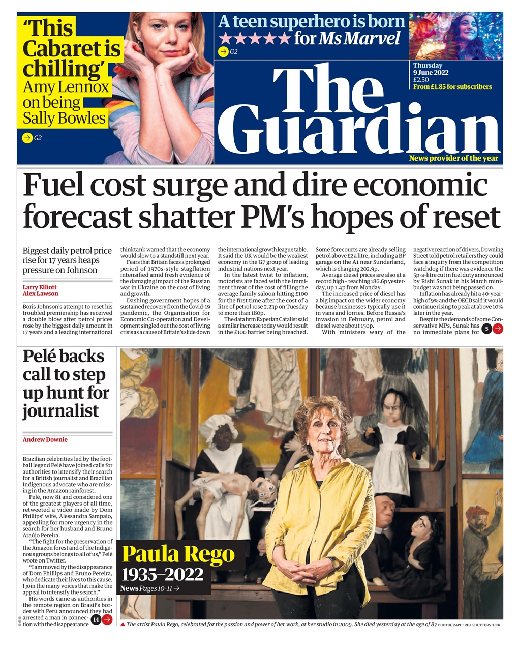 The Guardian Newspaper Preview Pages