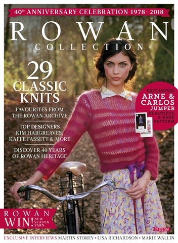 The Knitter issue Rowan Collection 40th Aniversary