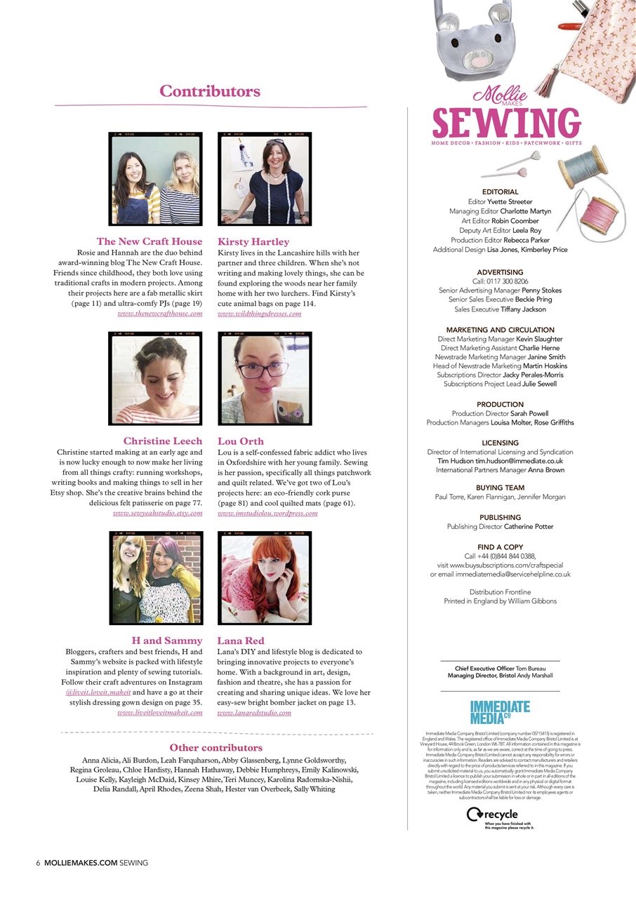 Mollie magazine Preview Pages