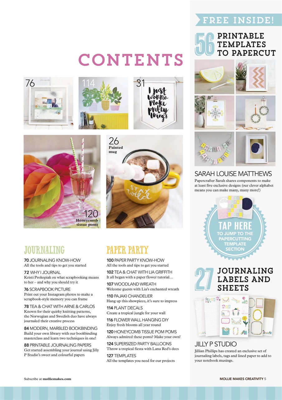 Mollie magazine Preview Pages