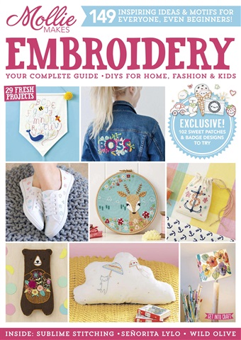 Mollie magazine issue Mollie Makes Embroidery