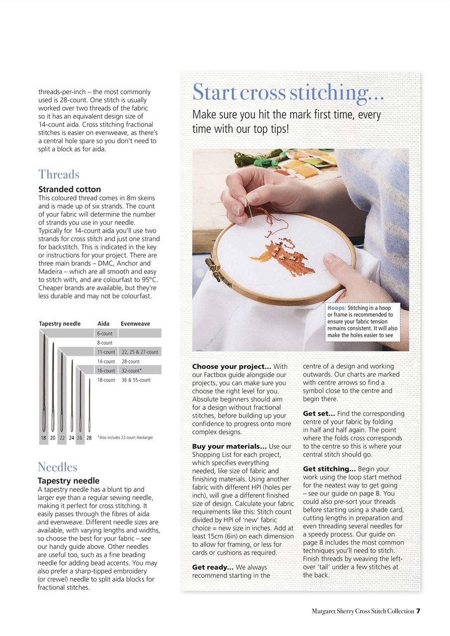 The World of Cross Stitching Preview Pages