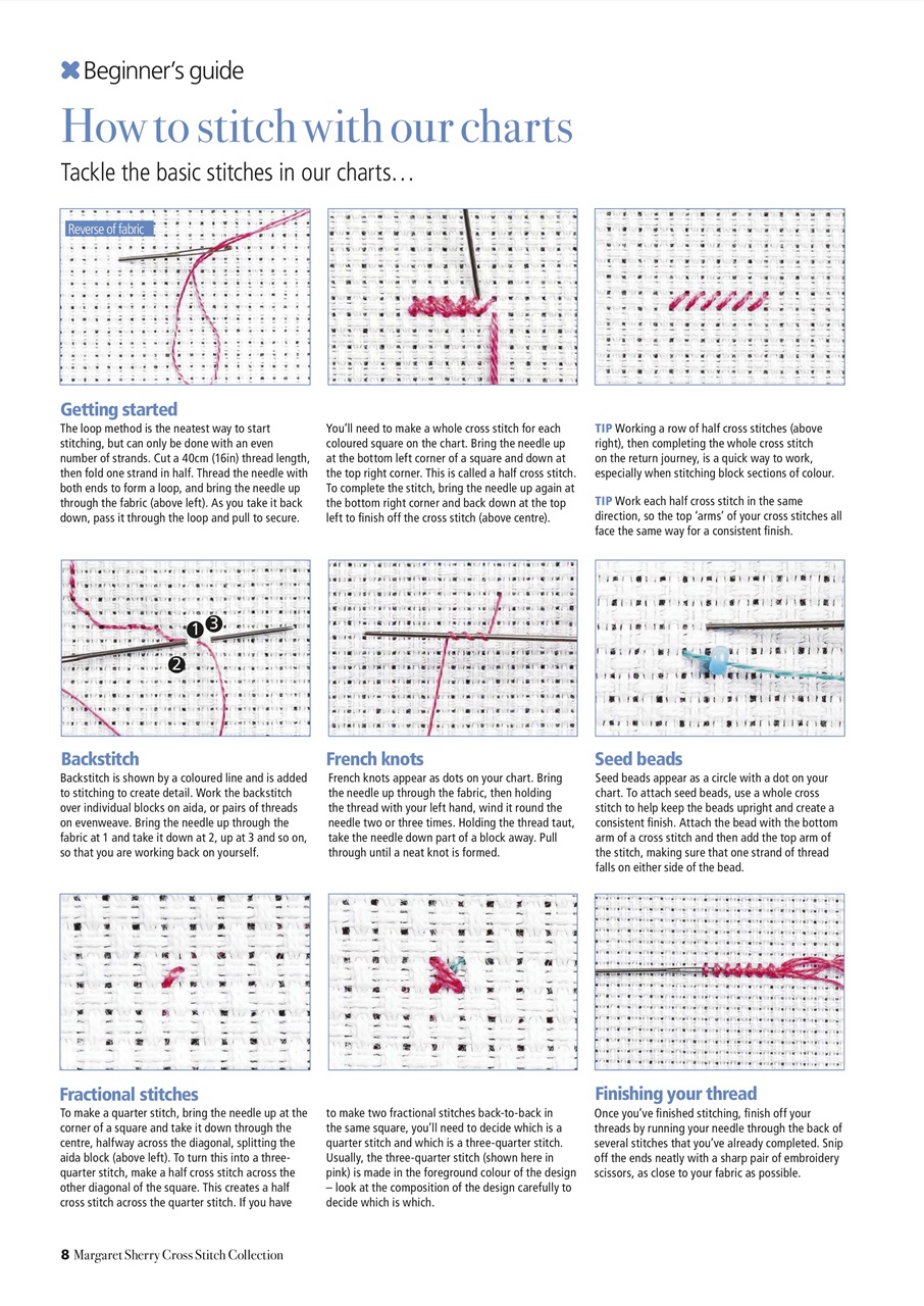 The World of Cross Stitching Preview Pages