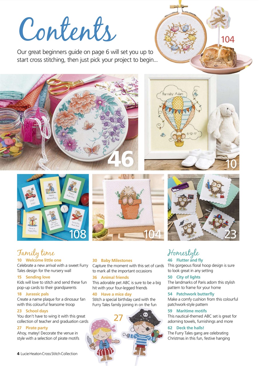 The World of Cross Stitching Preview Pages