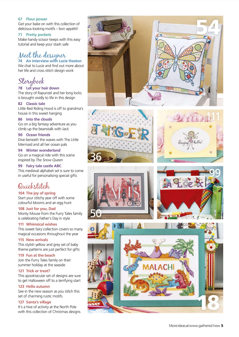 The World of Cross Stitching Preview Pages